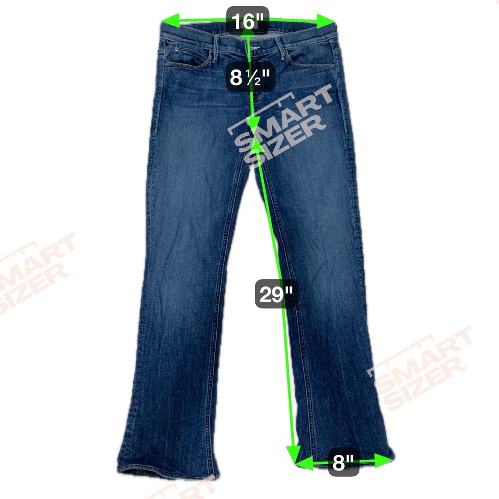 MOTHER the runaway flare jeans in flowers from the storm sz 30 - Picture 7 of 7